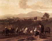 DUJARDIN, Karel Landscape in the Roman Campagna sdf USA oil painting artist